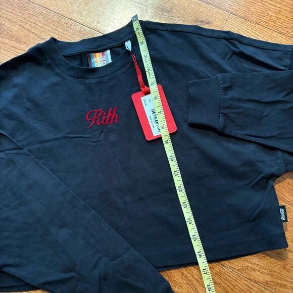 KITH X COCA COLA Surf club long sleeve crop sz XSmall XS New NWT - Picture 6 of 7